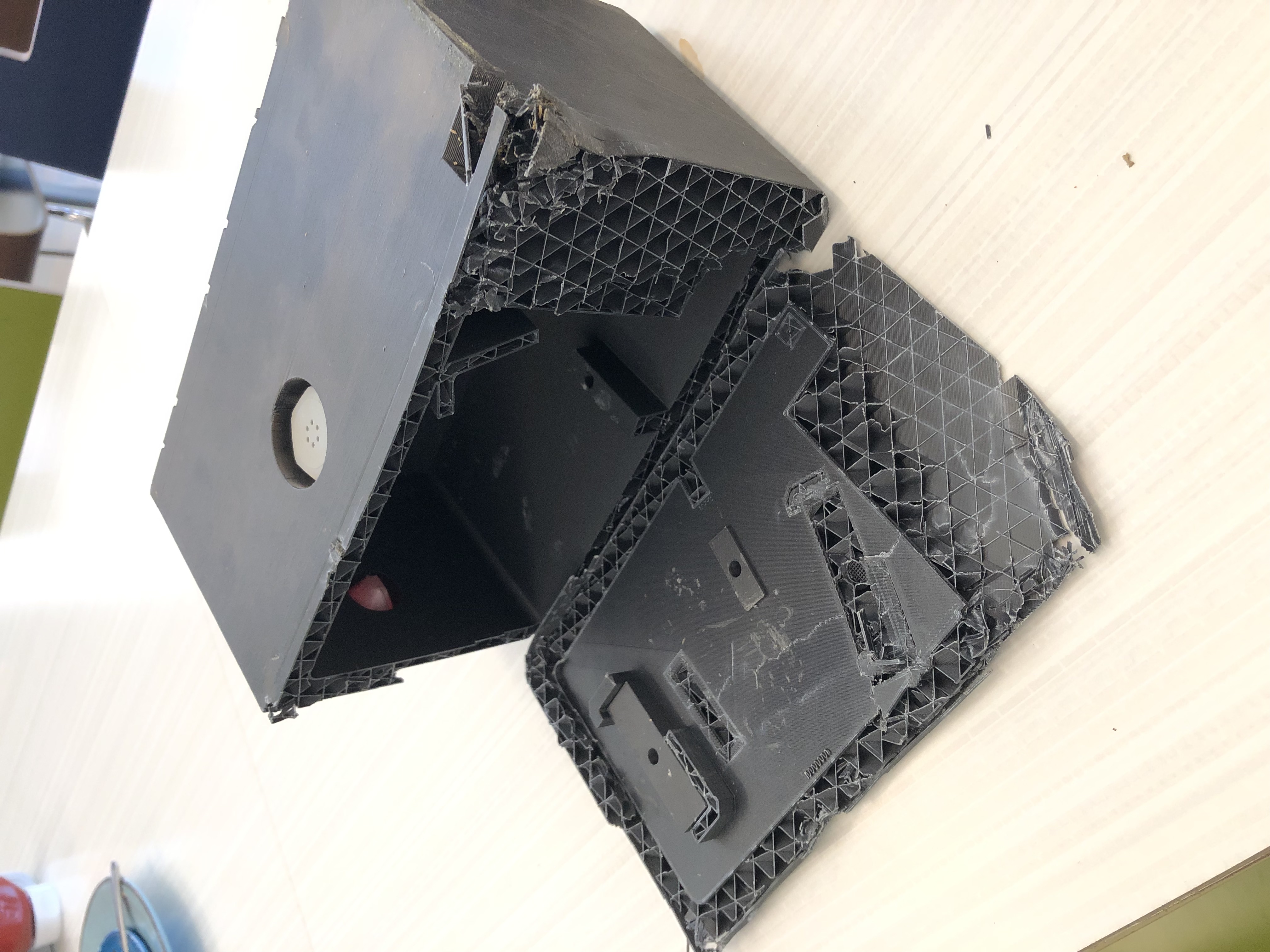 Post Test Broken Enclosure (test until failure)